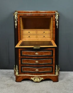 Secrétaire en marqueterie de bois précieux, époque Napoléon III – Milieu XIXe