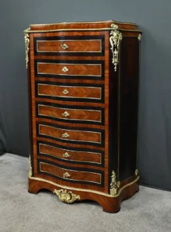 Secrétaire en marqueterie de bois précieux, époque Napoléon III – Milieu XIXe