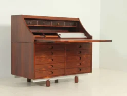 Secrétaire en palissandre de Gianfranco Frattini pour Bernini, Italie