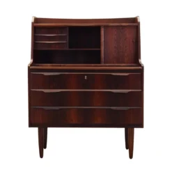 Secrétaire en palissandre, design danois, années 1970, fabrication : Danemark