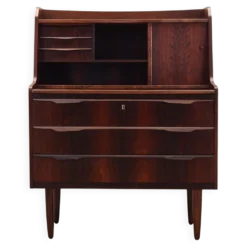 Secrétaire en palissandre, design danois, années 1970, fabrication : Danemark