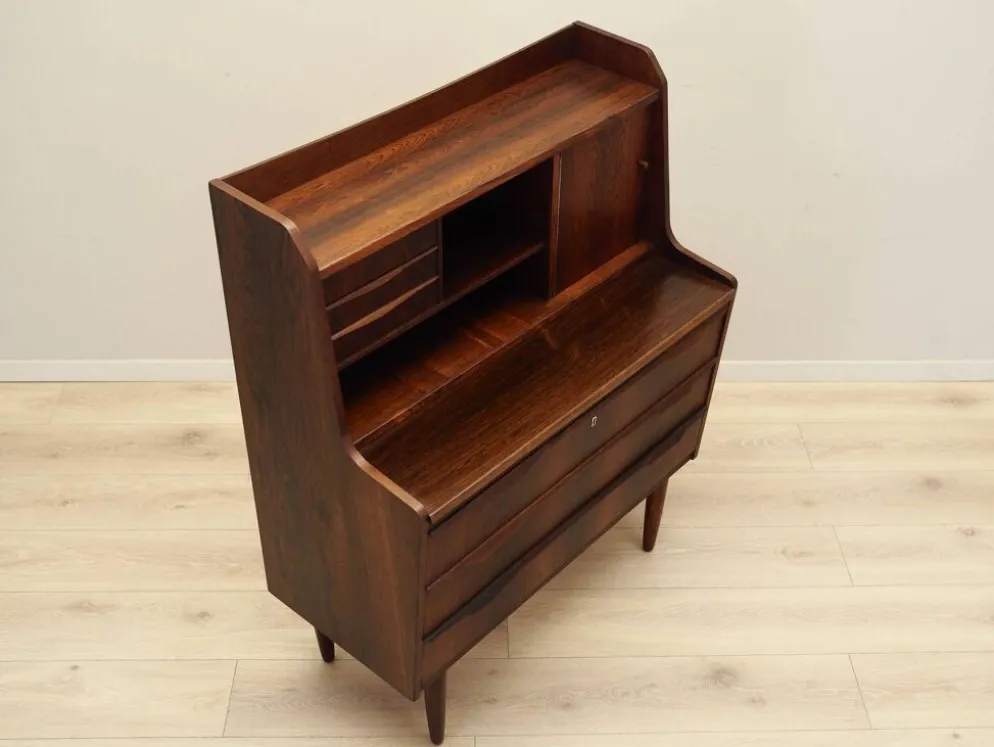 Secrétaire en palissandre, design danois, années 1970, fabrication : Danemark