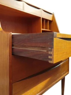 Secrétaire en teck attribué A. Vodder, Danemark années 60