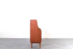 Secrétaire en teck danois du milieu du siècle par Gunnar Nielsen pour Tibergaard, années 1960.