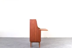 Secrétaire en teck danois du milieu du siècle par Gunnar Nielsen pour Tibergaard, années 1960.
