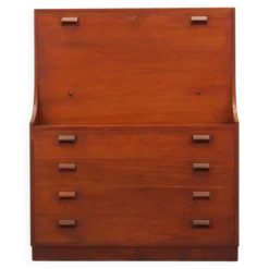 Secrétaire en teck, design danois, années 1960, designer : Børge Mogensen