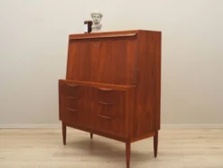 Secrétaire en teck, design danois, années 1960, designer : Erling Torvits, fabrication