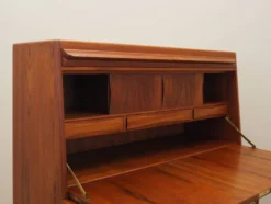 Secrétaire en teck, design danois, années 1960, designer : Erling Torvits, fabrication