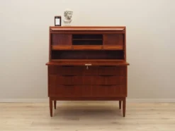 Secrétaire en teck, design danois, années 1960, designer : Erling Torvits, fabrication