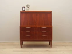 Secrétaire en teck, design danois, années 1960, designer : Erling Torvits, fabrication