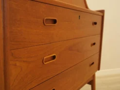 Secrétaire en teck, design danois, années 1960, designer : Arne Wahl Iversen, fabricant