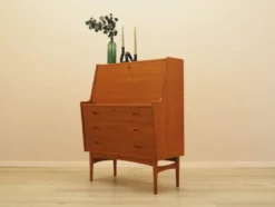 Secrétaire en teck, design danois, années 1960, designer : Arne Wahl Iversen, fabricant