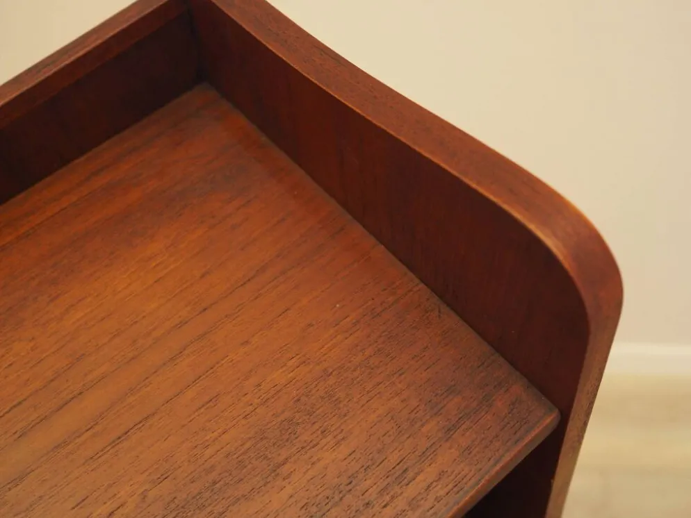 Secrétaire en teck, design danois, années 1970, fabriqué au Danemark