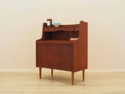 Secrétaire en teck, design danois, années 1970, fabriqué au Danemark