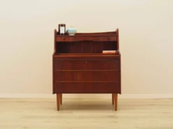 Secrétaire en teck, design danois, années 1970, fabriqué au Danemark