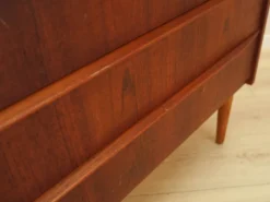 Secrétaire en teck, design danois, années 1970, fabriqué au Danemark