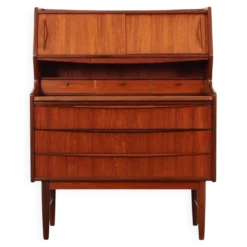 Secrétaire en teck, design danois, années 1970, production : Danemark