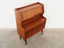 Secrétaire en teck, design danois, années 1970, production : Danemark