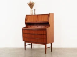 Secrétaire en teck, design danois, années 1970, production : Danemark