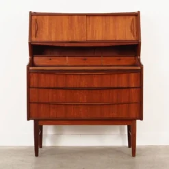Secrétaire en teck, design danois, années 1970, production : Danemark