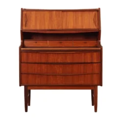 Secrétaire en teck, design danois, années 1970, production : Danemark