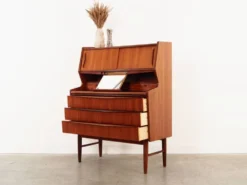 Secrétaire en teck, design danois, années 1970, production : Danemark