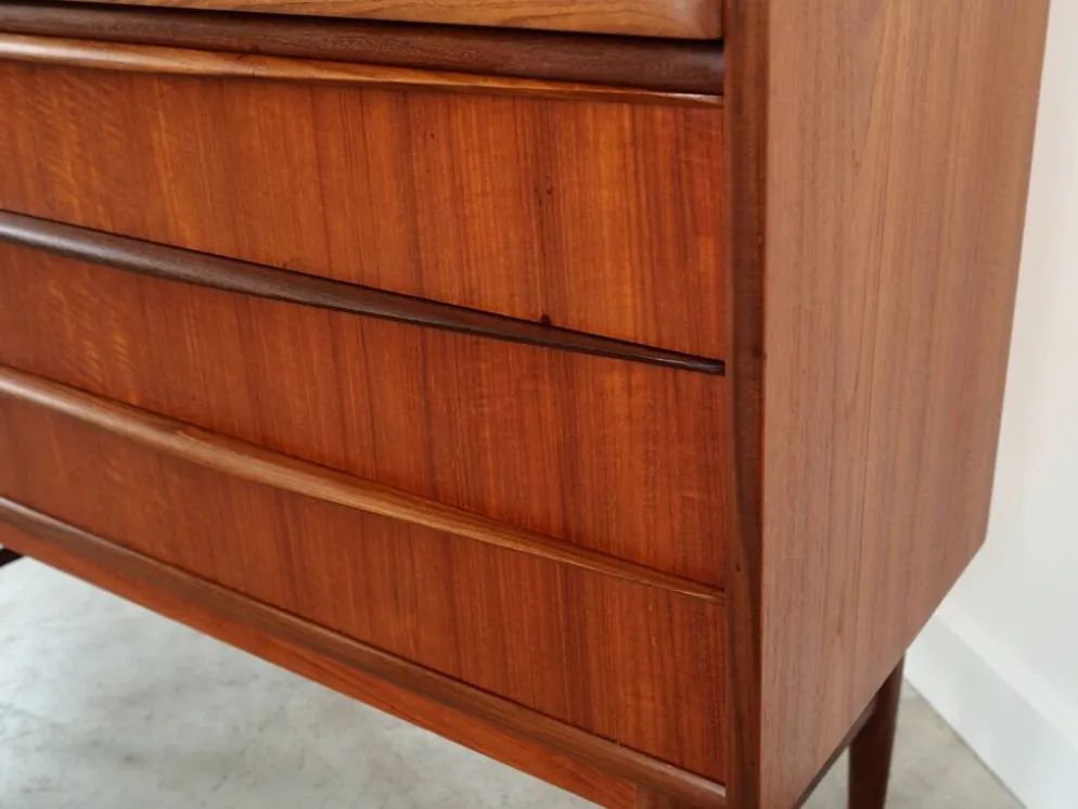 Secrétaire en teck, design danois, années 1970, production : Danemark