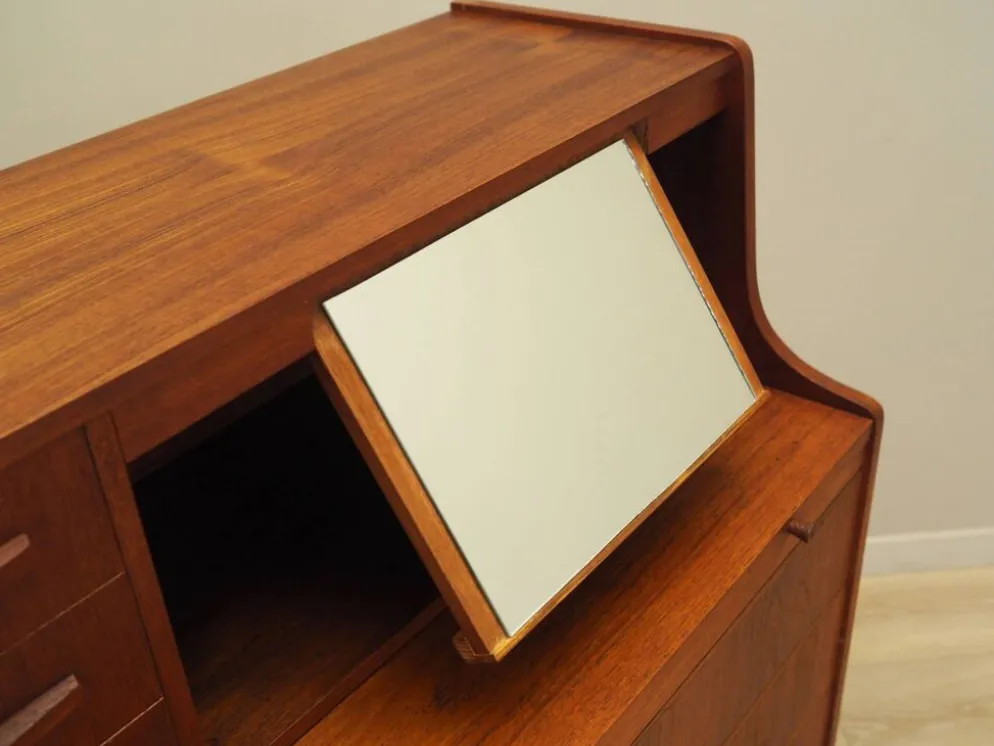 Secrétaire en teck, design danois, années 1970, production : Danemark
