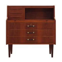 Secrétaire en teck, design danois, années 1970, production : Danemark