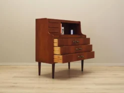 Secrétaire en teck, design danois, années 1970, production : Danemark