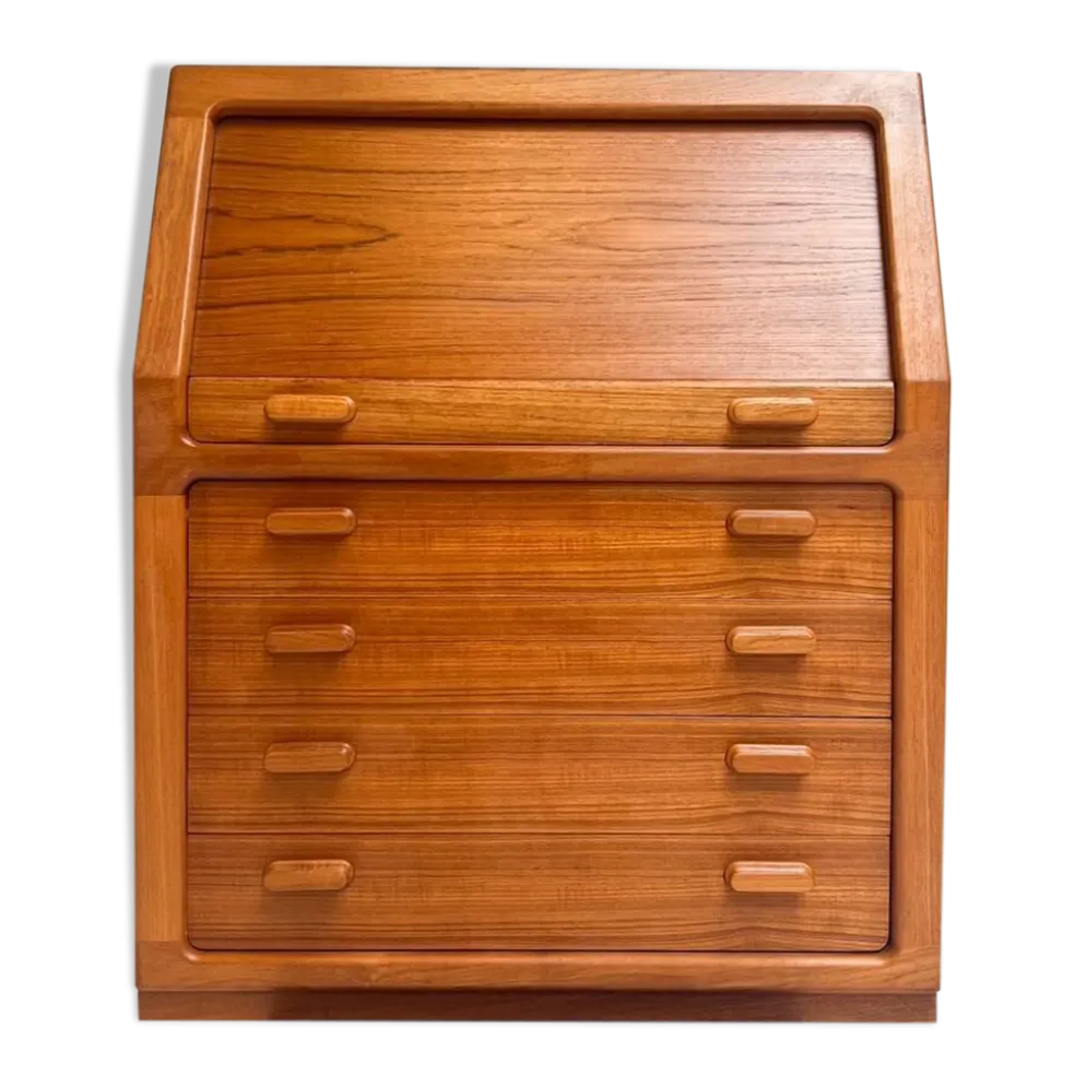 Secrétaire en teck par Dyrlund, années 1960