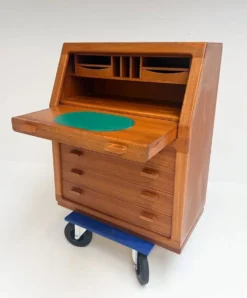 Secrétaire en teck par Dyrlund, années 1960