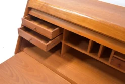 Secrétaire en teck par Dyrlund Danemark bureau des années 1960 Vintage Mid-Century