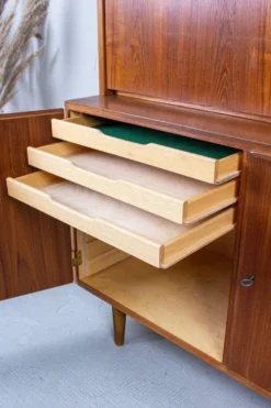 Secrétaire en Teck par Poul Hundevad pour Hundevad & Co., Danemark, 1960s