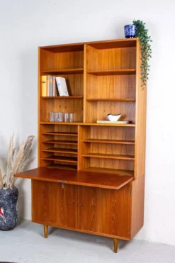 Secrétaire en Teck par Poul Hundevad pour Hundevad & Co., Danemark, 1960s