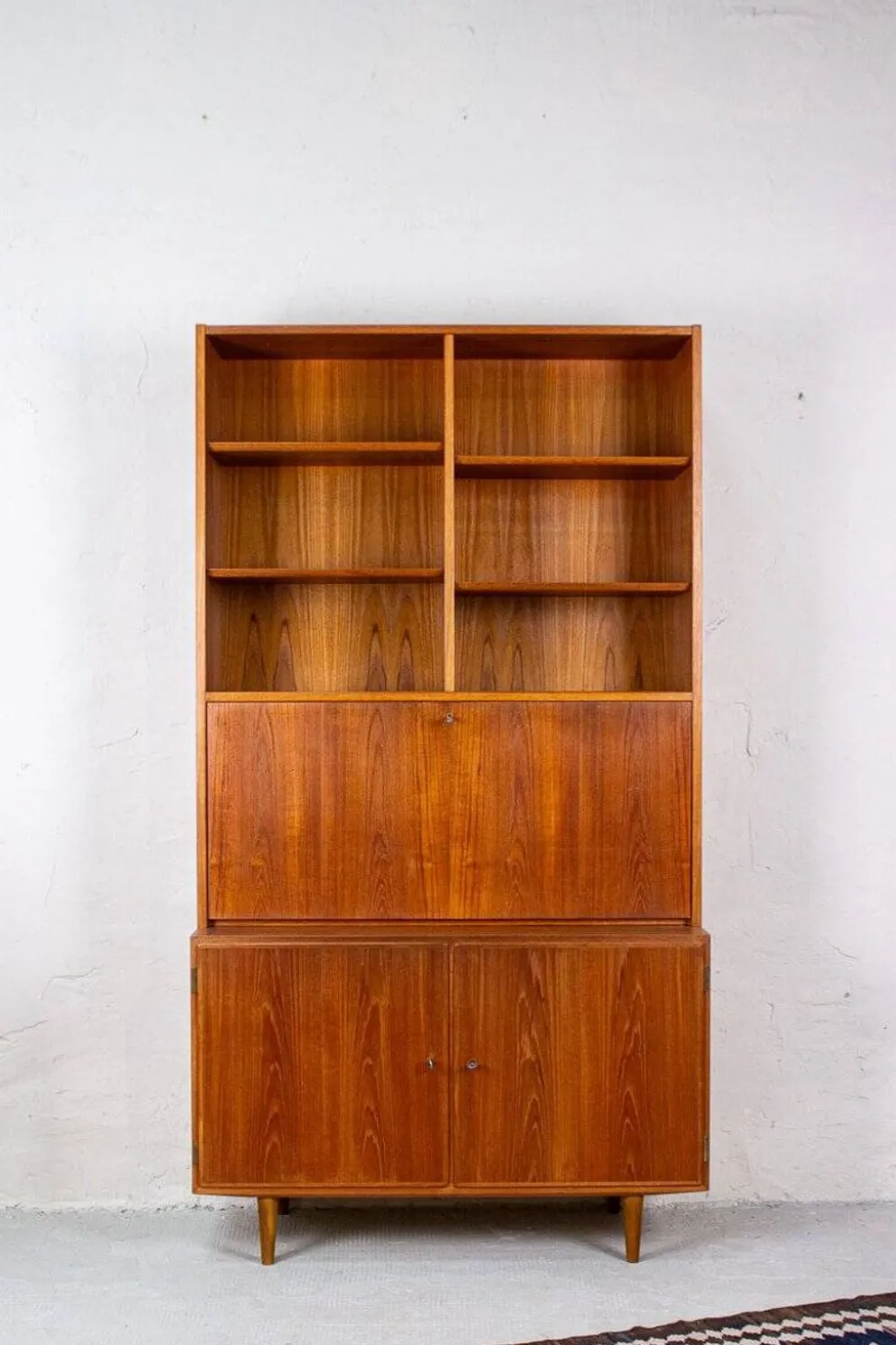 Secrétaire en Teck par Poul Hundevad pour Hundevad & Co., Danemark, 1960s