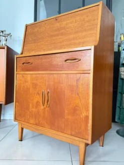 Secrétaire Jentique vintage en teck