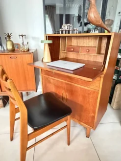 Secrétaire Jentique vintage en teck