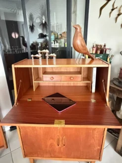 Secrétaire Jentique vintage en teck