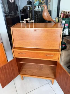 Secrétaire Jentique vintage en teck