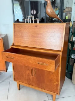 Secrétaire Jentique vintage en teck
