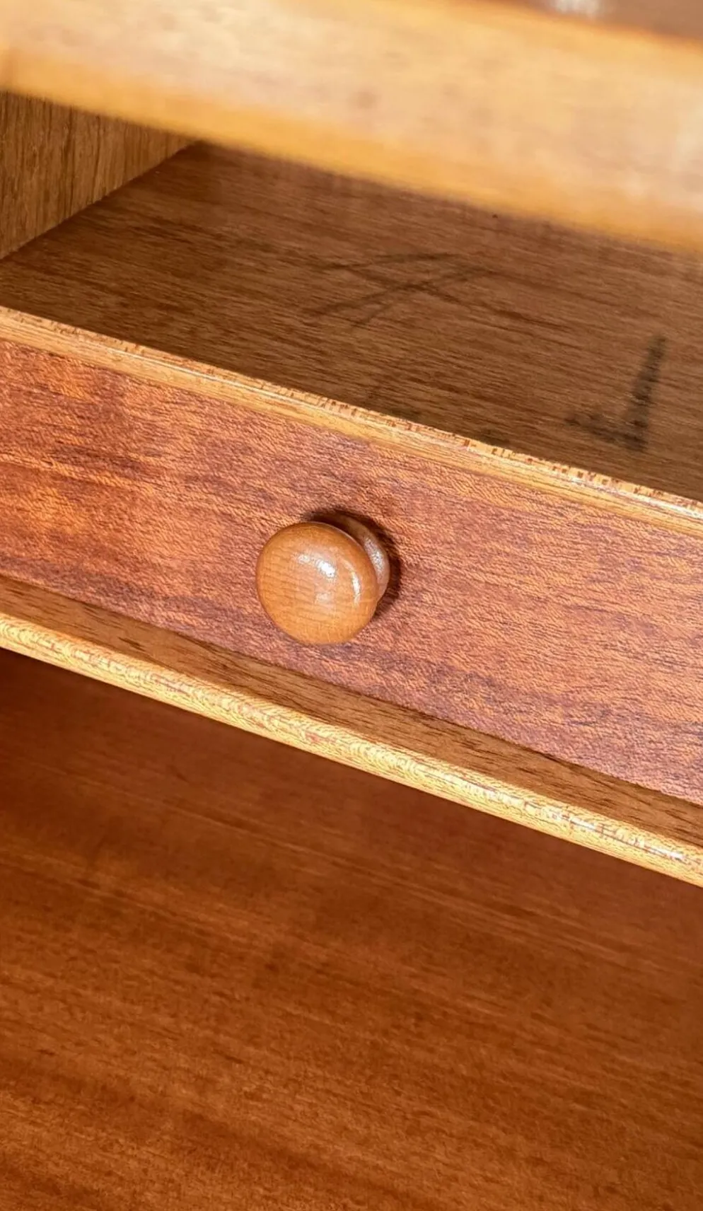 Secrétaire Jentique vintage en teck