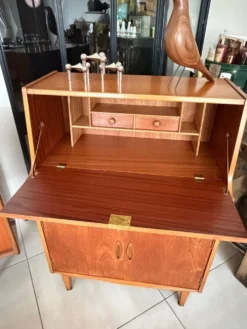 Secrétaire Jentique vintage en teck