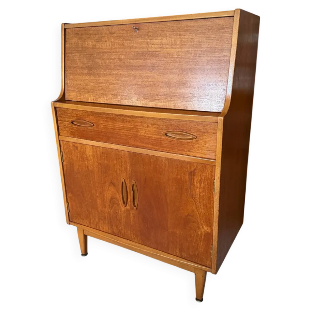 Secrétaire Jentique vintage en teck