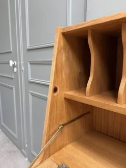 Secrétaire mid-century en chêne (rénovée)