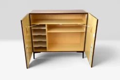 Secrétaire Mid Century Magic Box Bureau à domicile en précieux bois de palissandre