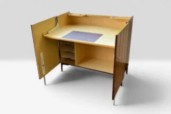Secrétaire Mid Century Magic Box Bureau à domicile en précieux bois de palissandre