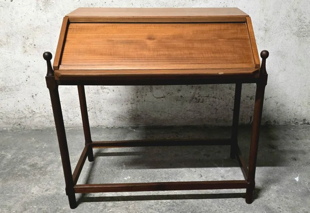 Secrétaire moderniste en teck de Fratelli Proserpio, Italie, 1960