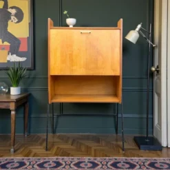 Secrétaire mural asymétrique vintage 1950