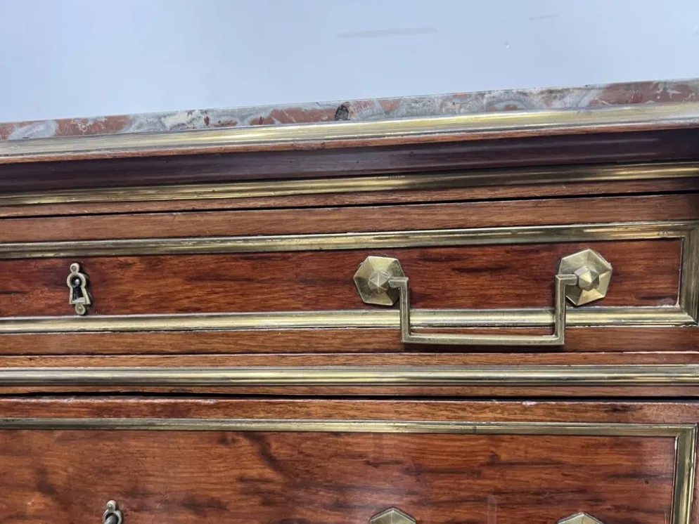 Secrétaire Napoléon III de style Louis XVI en acajou XIX siècle